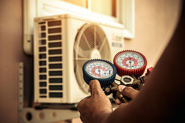 Professional Hvac Installation technician working in Farnham, NY